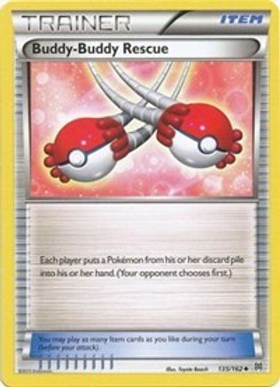 Buddy-Buddy Rescue - 135/162 - XY  BREAKthrough Reverse Holofoil - Uncommon