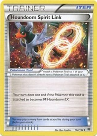 Houndoom Spirit Link - 142/162 - XY  BREAKthrough Reverse Holofoil