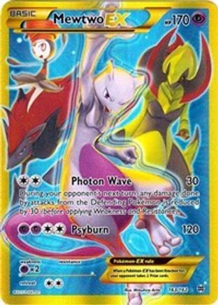 Mewtwo EX (Secret Full Art) (163/162) - XY  BREAKthrough Holofoil - Secret Rare