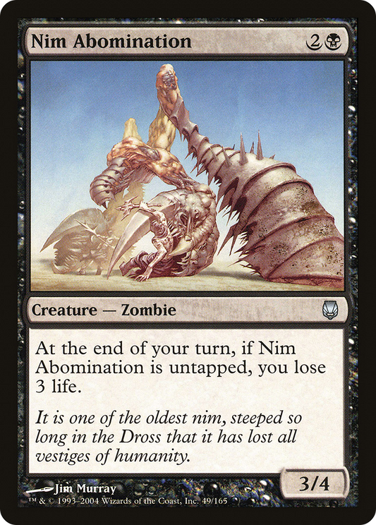 Nim Abomination (DST-049) - Darksteel Foil