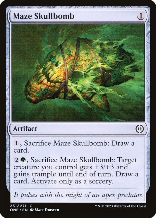 Maze Skullbomb (ONE-231) - Phyrexia: All Will Be One Foil