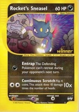 Rocket's Sneasel - 5 [Winner]  - Best of Promos Normal