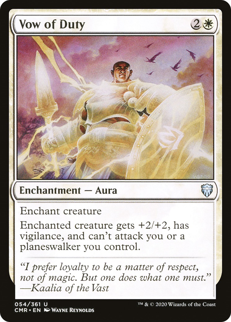 Vow of Duty (CMR-054) - Commander Legends Foil