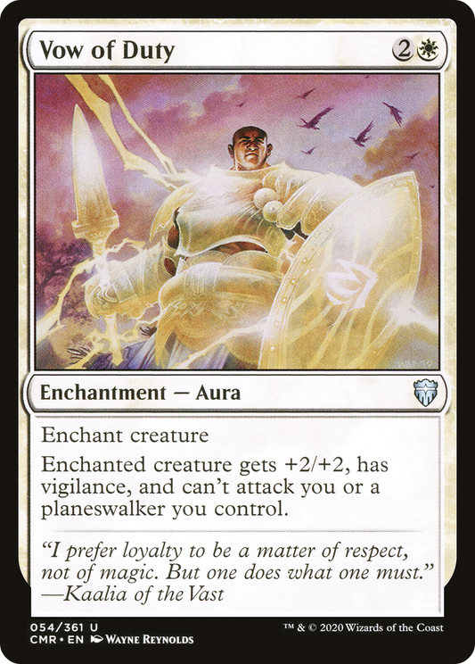 Vow of Duty (CMR-054) - Commander Legends Foil