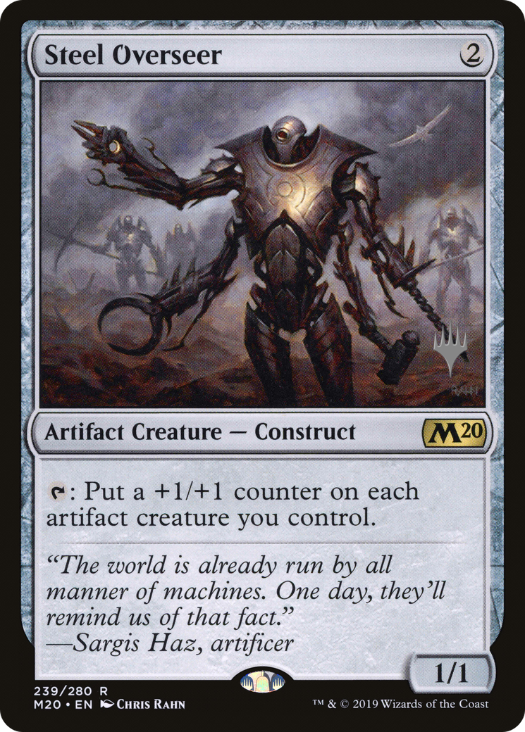Steel Overseer (PPM20-239P) - Core Set 2020 Promos (Promo Pack)