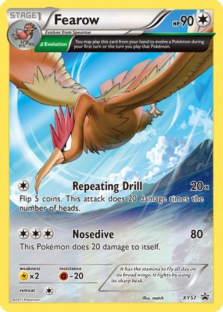 Fearow XY57/211 - XY Black Star Promos Holofoil