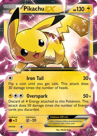 Pikachu-EX XY84/211 - XY Black Star Promos Holofoil