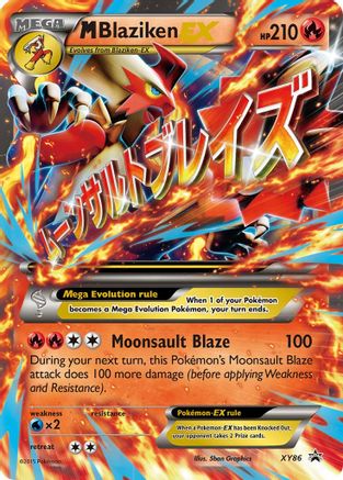 M Blaziken EX - XY86/211 - XY Promos Holofoil