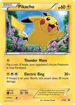 Pikachu XY89/211 - XY Black Star Promos Holofoil