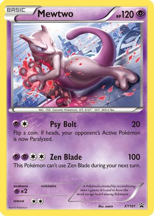 Mewtwo XY101/211 - XY Black Star Promos Holofoil