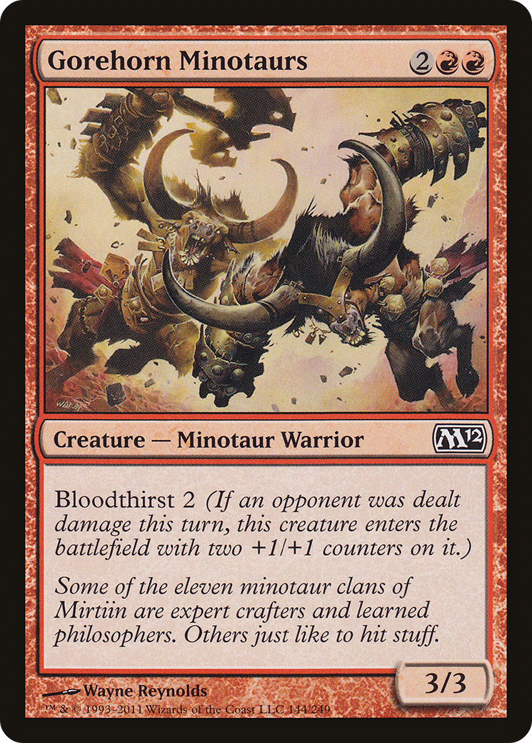 Gorehorn Minotaurs (M12-144) - Magic 2012 Foil