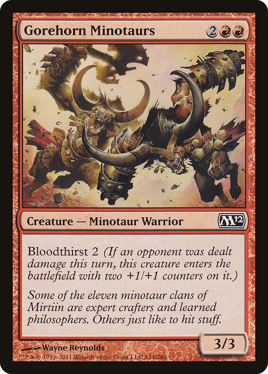 Gorehorn Minotaurs (M12-144) - Magic 2012 Foil