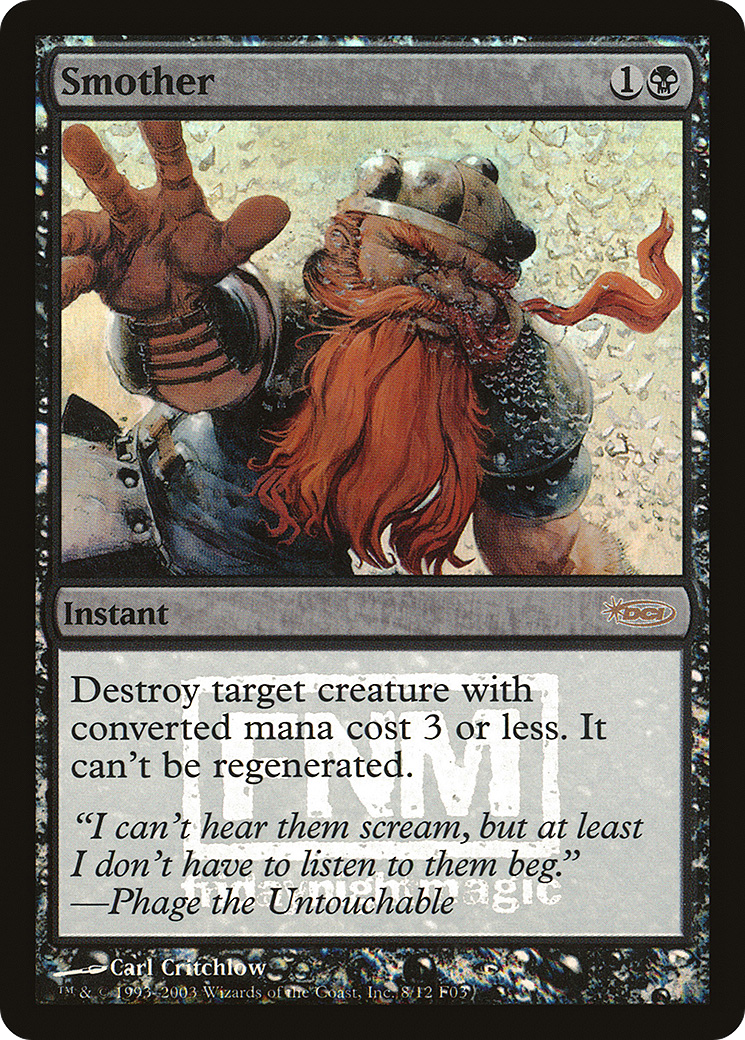 Smother (F03-008) - Friday Night Magic 2003 Foil