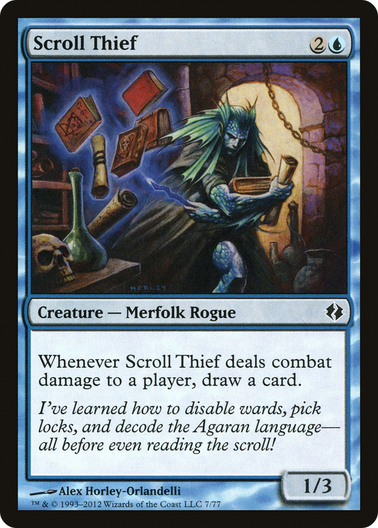 Scroll Thief (DDI-007) - Duel Decks: Venser vs. Koth