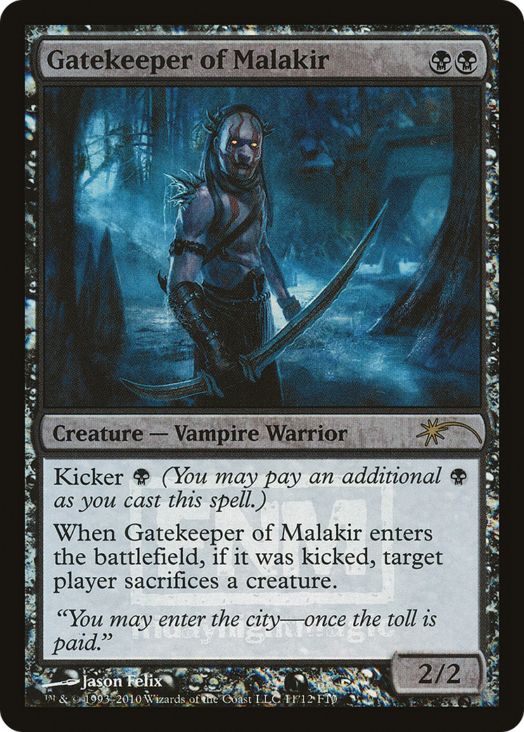 Gatekeeper of Malakir (F10-011) - Friday Night Magic 2010 Foil