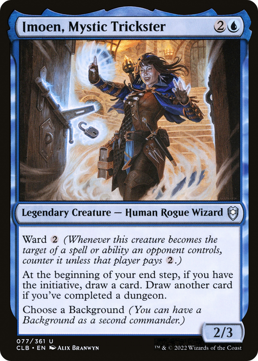 Imoen, Mystic Trickster (CLB-077) - Commander Legends: Battle for Baldur's Gate Foil