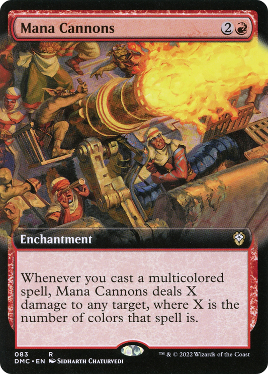 Mana Cannons (DMC-083) - Dominaria United Commander: (Extended Art)