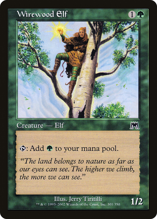 Wirewood Elf (ONS-301) - Onslaught