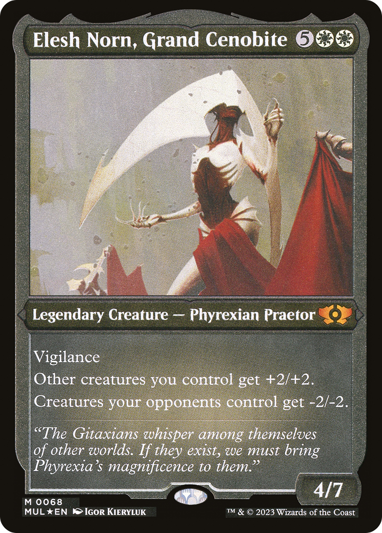 Elesh Norn, Grand Cenobite (MUL-068) - Multiverse Legends Etched Foil