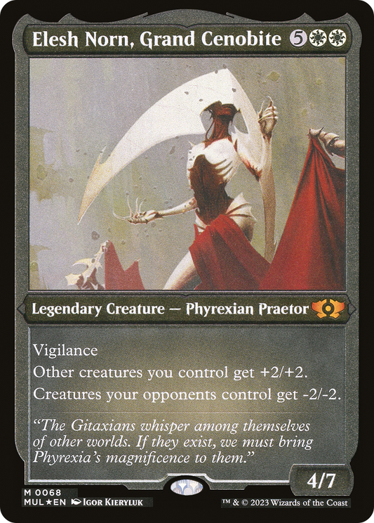 Elesh Norn, Grand Cenobite (MUL-068) - Multiverse Legends Etched Foil