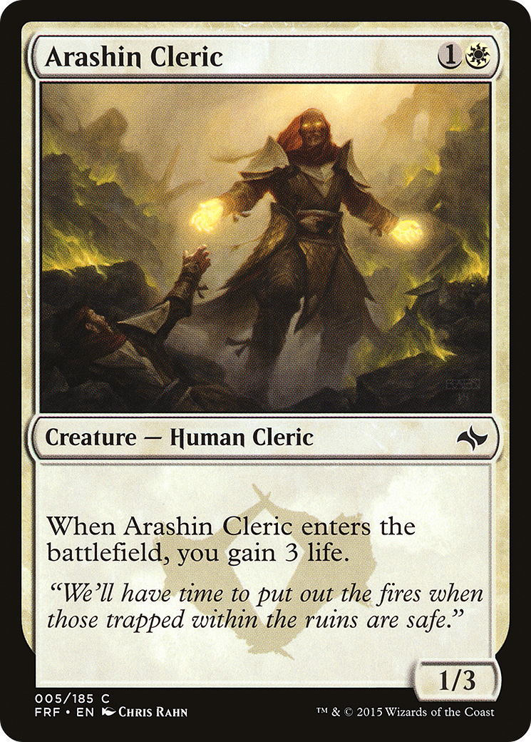 Arashin Cleric (FRF-005) - Fate Reforged Foil