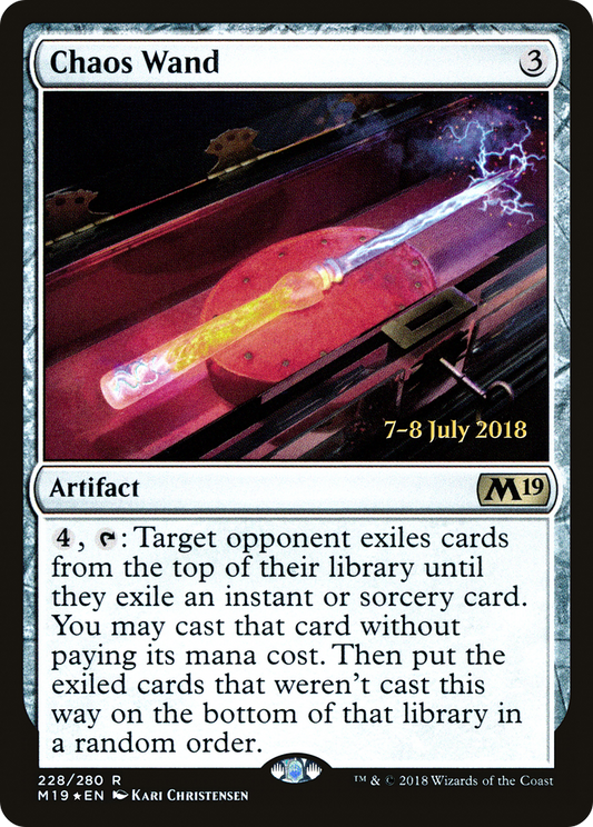 Chaos Wand (PM19-228S) - Core Set 2019 Promos Foil