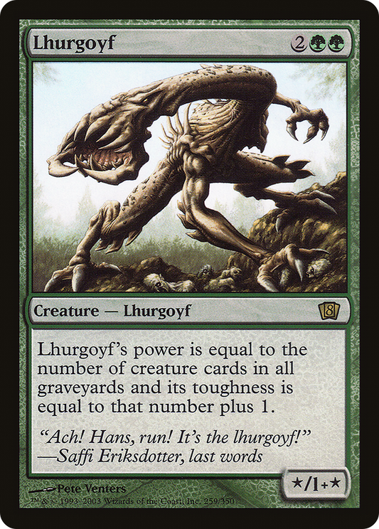 Lhurgoyf (8ED-259★) - Eighth Edition Foil