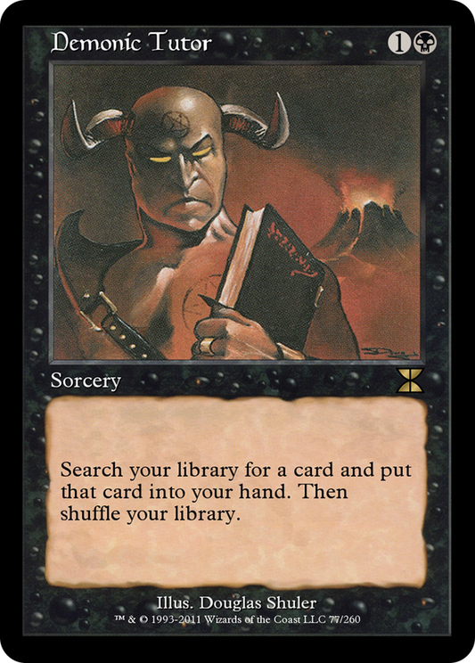 Demonic Tutor (ME4-077) - Masters Edition IV Foil