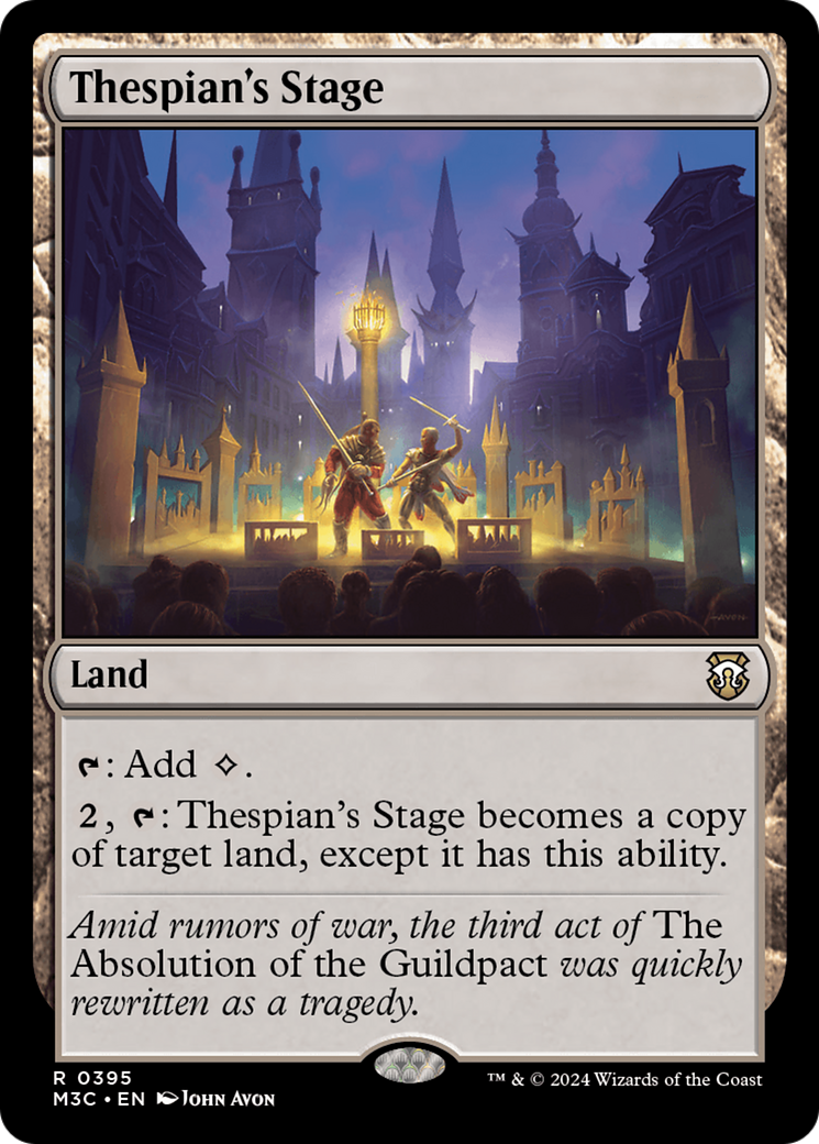 Thespian's Stage (M3C-395) - Modern Horizons 3 Commander