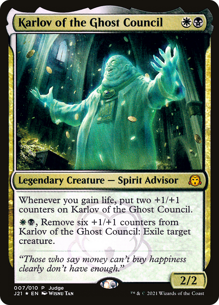 Karlov of the Ghost Council (PJ21-007) - Judge Gift Cards 2021 Foil