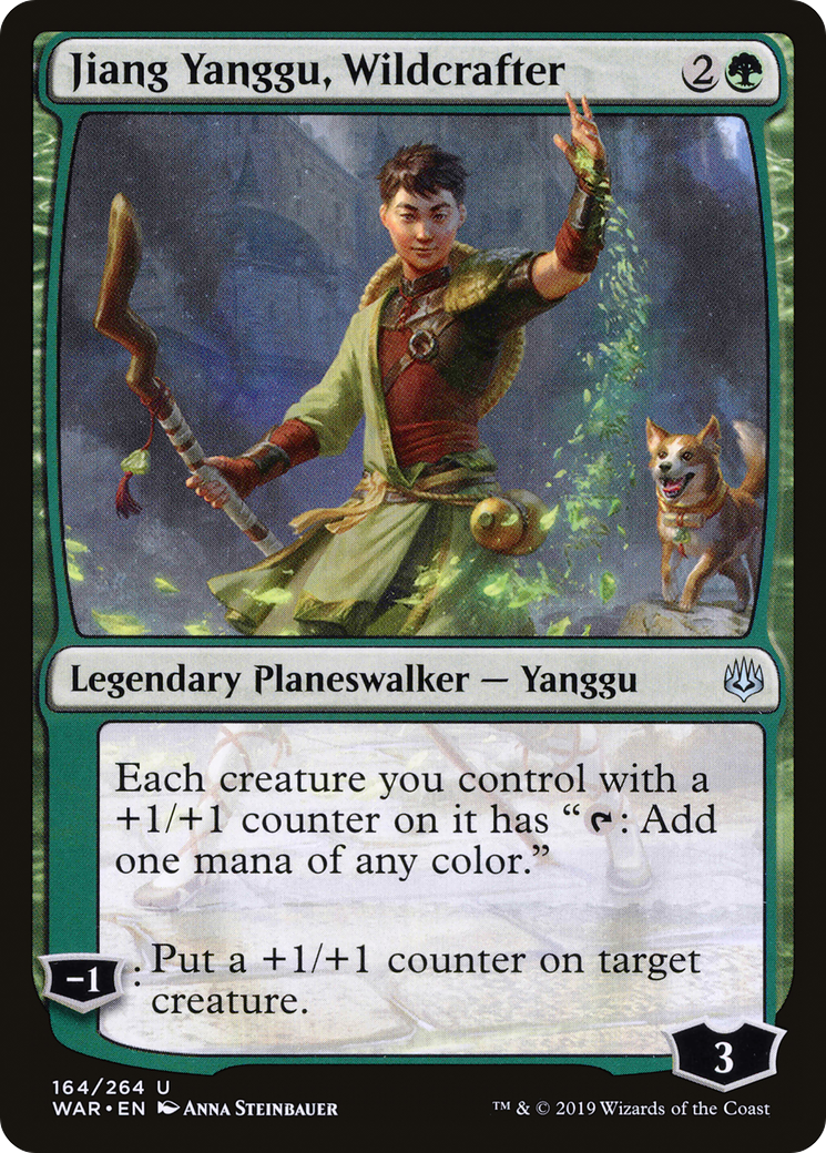 Jiang Yanggu, Wildcrafter (WAR-164) - War of the Spark Foil