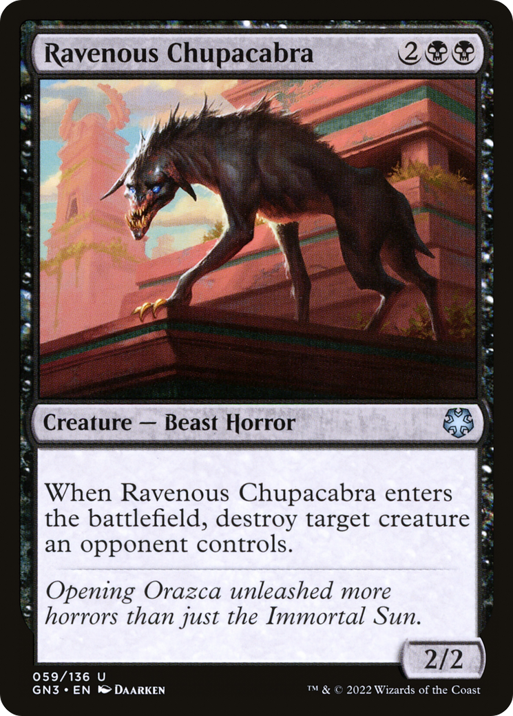 Ravenous Chupacabra (GN3-059) - Game Night: Free-for-All