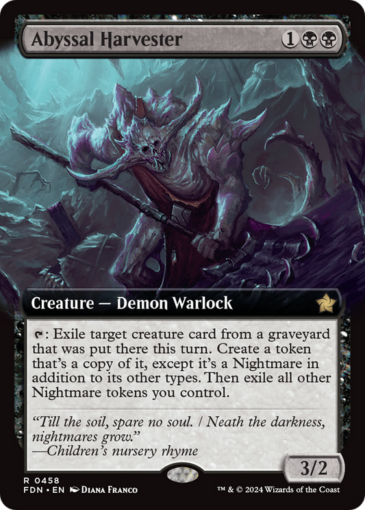 Abyssal Harvester  (FDN-458) - Foundations: (Extended Art) Foil