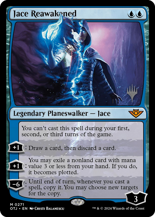 Jace Reawakened (POTJ-271P) - Outlaws of Thunder Junction Promos