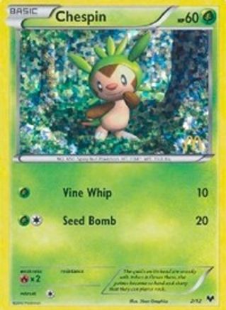 Chespin (2/12) - McDonalds Promos 2014 Holofoil - Promo