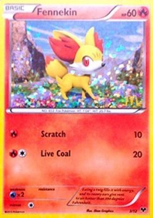 Fennekin 3/12 - McDonalds Collection 2014 Holofoil