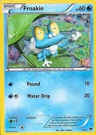 Froakie 4/12 - McDonalds Collection 2014 Holofoil