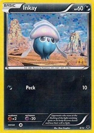 Inkay (6/12) - McDonalds Promos 2014 Holofoil - Promo