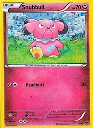 Snubbull 8/12 - McDonalds Collection 2014 Holofoil