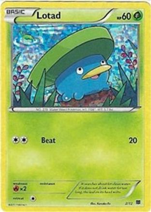 Lotad (2/12) - McDonalds Promos 2015 Holofoil - Promo