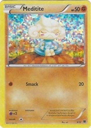 Meditite (9/12) - McDonalds Promos 2015 Holofoil - Promo