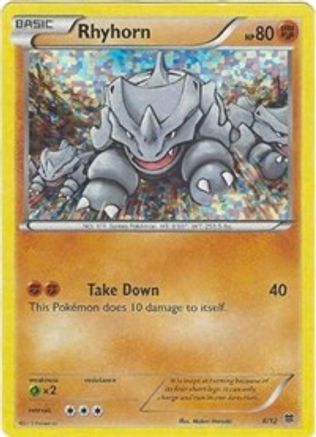 Rhyhorn (8/12) - McDonalds Promos 2015 Holofoil - Promo
