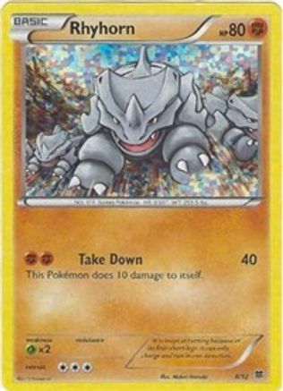 Rhyhorn 8/12 - McDonalds Collection 2015 Holofoil