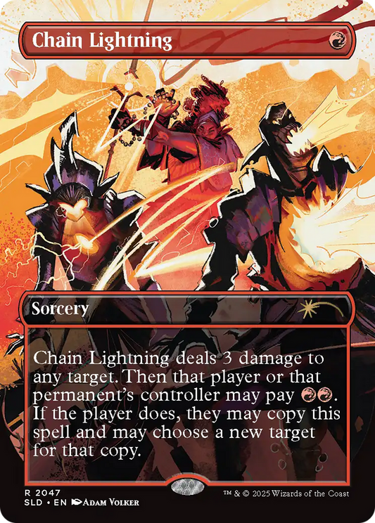Chain Lightning (SLD-2047) - Secret Lair Drop