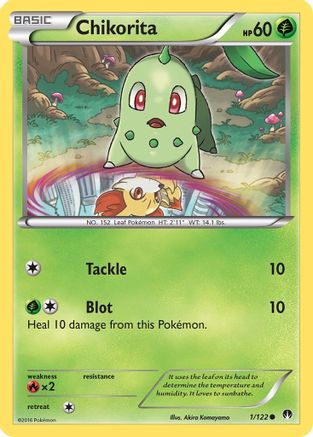 Chikorita 1/122 - BREAKpoint