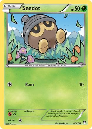 Seedot 004 - XY  BREAKpoint Reverse Holofoil - Common