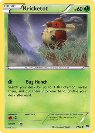 Kricketot 005/122 - XY  BREAKpoint Normal - Common