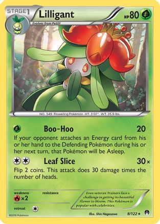 Lilligant 008/122 - XY  BREAKpoint Normal - Rare