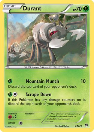 Durant 009 - XY  BREAKpoint Normal - Uncommon