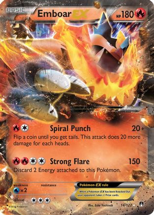 Emboar EX 014/122 - XY  BREAKpoint Holofoil - Ultra Rare